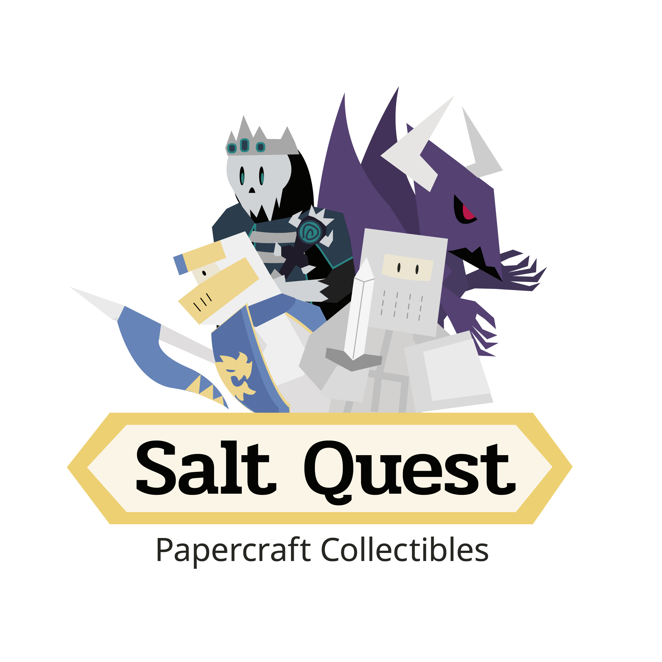 my Salt Quest Papercraft Collectibles logo